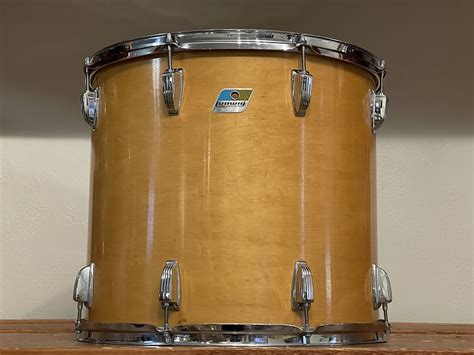 1970 S Ludwig 18 Maple Thermogloss Floor Tom 16x18 6 Ply Reverb