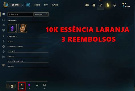 Conta Smurf 10K De Essência Laranja League Of Legends Lol DFG