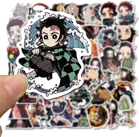 Demon Slayer Stickers Stuks Anime Manga Cosplay Kimetsu No