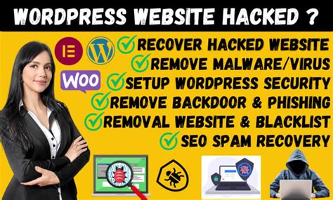 Remove Malware Recover Hacked Wordpress Website And Setup Security By