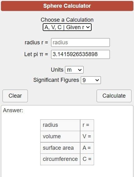 Best Volume Of Sphere Calculator That You Can Try Jscalc Blog