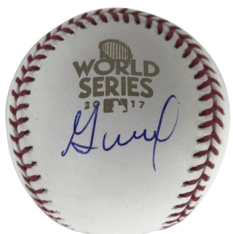 Lot Detail Jose Altuve Signed 2017 World Series Oml Baseball Psadna