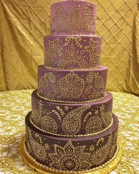 The Cakery Bakery On Instagram So Happy With This Ombré Henna Wedding