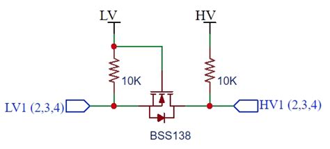 Logic Level Shifter Circuit Diagram