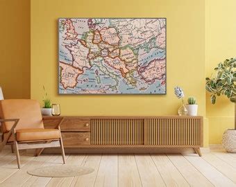 Digital Political Colorful Map Of Europe Ready To Print Map Lively