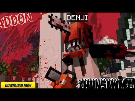 New Chainsaw Man Addon For Minecraft MCPE 1 19 YouTube