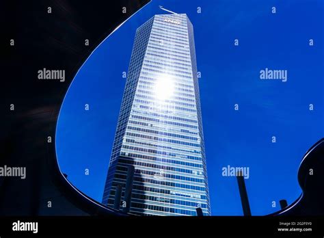The Torre De Cristal Glass Tower Is A Skyscraper In The Cuatro Torres
