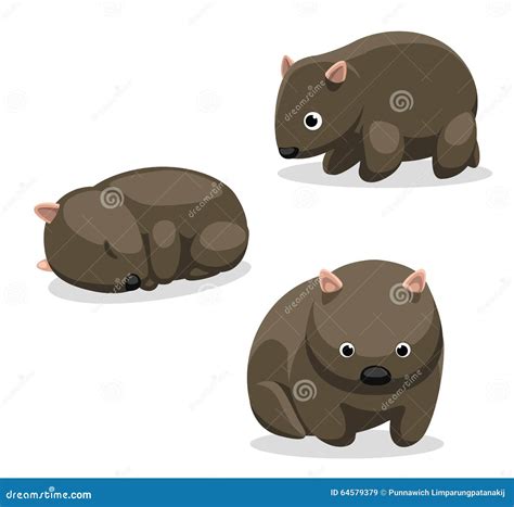 Wombat Cartoon Vector Australian Animal | CartoonDealer.com #121615470