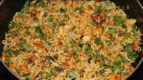 Veg Masala Rice Recipe Masala Rice By Aishwaryas Home Youtube