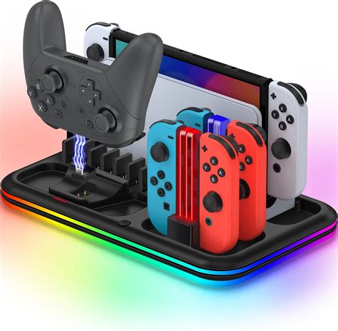 Amazon Led Switch Controller Charger For Nintendo Switch Oled