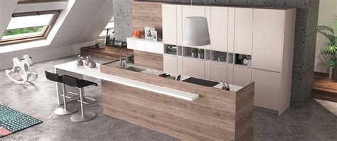 Cuisine contemporaine ZAHO ALICANTE décor Bois Haut de gamme Sur