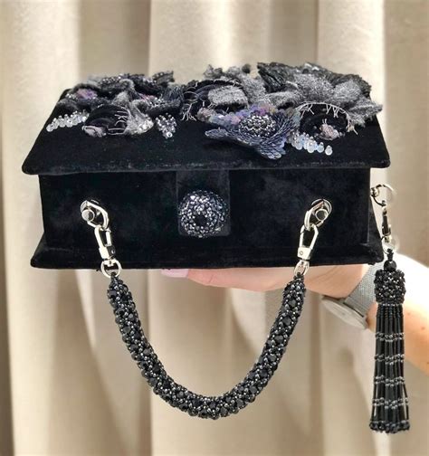 Клатчбук Ночной сад | Hand beaded bag, Beaded bags, Handmade bags
