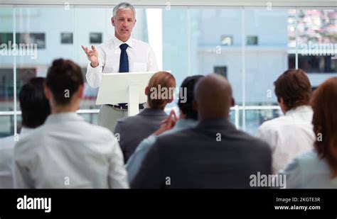 Man Lectern Suit Stock Videos And Footage Hd And 4k Video Clips Alamy