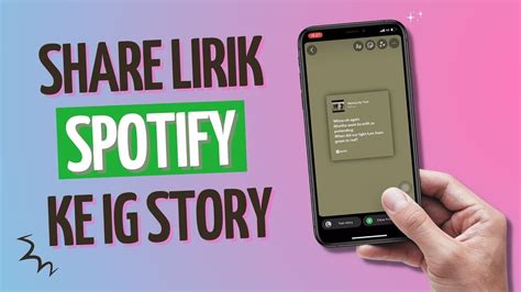 Cara Membagikan Lirik Lagu Spotify Ke Instagram Story Youtube