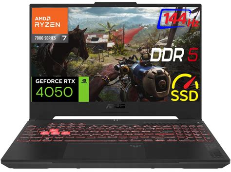 Asus TUF Gaming A15 15 6 144Hz Ryzen 7 7735HS DDR5 32G SSD1500 RTX4050