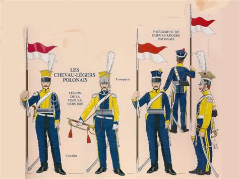 The Two Regiments Of Vistula Lancers Were Taken Into French Service In