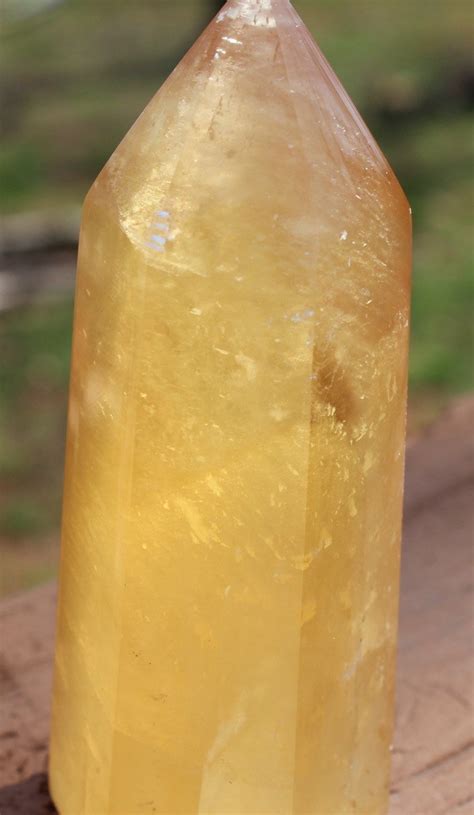 Honey Calcite Tower Etsy