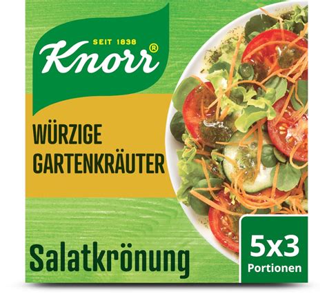 Knorr Salatkr Nung Gartenkr Uter Dressing