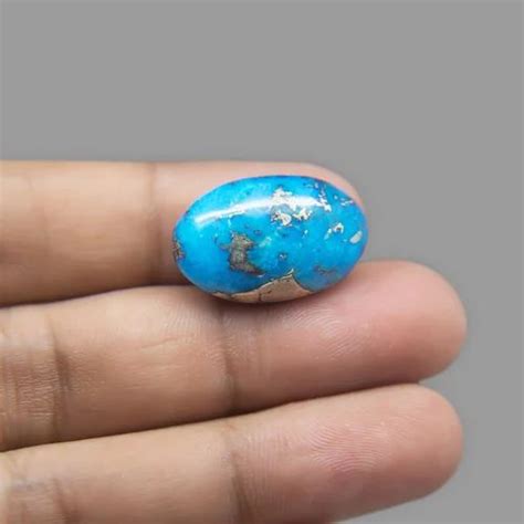 Blue Natural Irani Turquoise Gemstone Firoza For Astrology Carrat