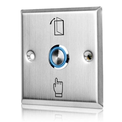 Stainless Steel Exit Button Wall Mount Exit Button Push Door Release