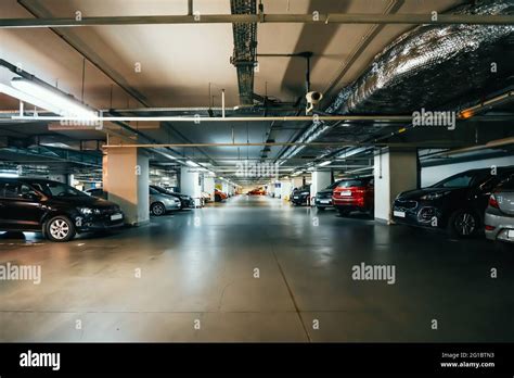 Mall Underground Parking Lot