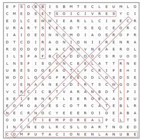 Sopa De Letras Resuelta Word Search Puzzle Words Word Search