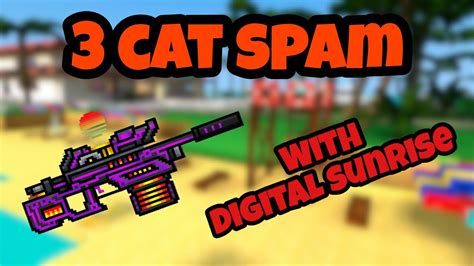 Cat Spam W Digital Sunrise Pixel Gun D Youtube