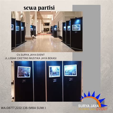 Partisi Pameran Surya Jaya Rental Equipment