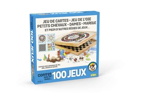 Jeu Classique Cartamundi Coffret 100 Jeux En Bois Jeux Classiques