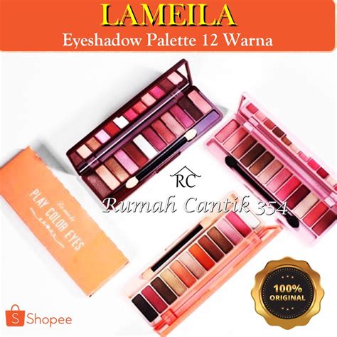 Jual Lameila Eyeshadow Palette 12 Warna Rumah Cantik 354 Eyeshadow Make