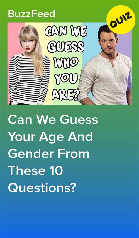 An Advertisement With The Words Can We Guess Your Age And Gender From These 10 Questions