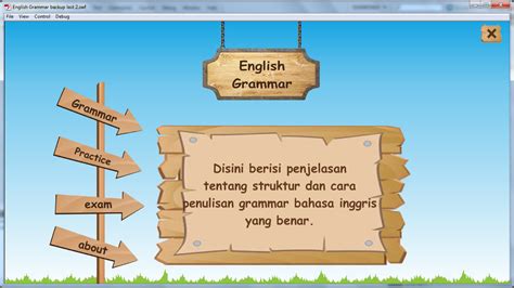 Aplikasi Media Pembelajaran Interaktif Grammar Bahasa Inggris Berbasis Desktop My Diary