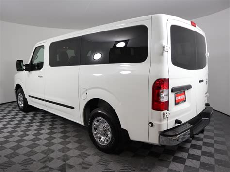 Pre Owned 2018 Nissan Nv Passenger Nv3500 Hd Sl V8 Full Size Passenger Van In Savoy Nrc287