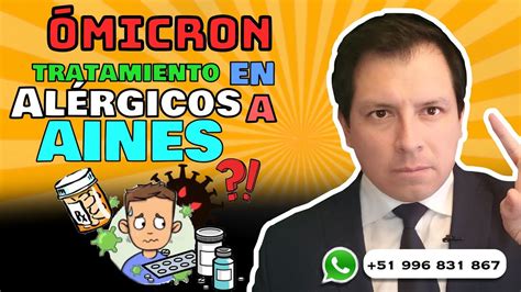 CUIDADO ALERGIA AL PARACETAMOL Y AINES EN ÓMICRON QUÉ HACER