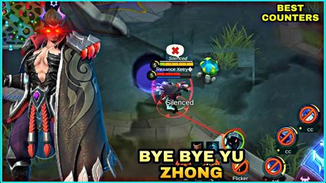 How To Counter Yu Zhong Counter Guide Mobile Legends Youtube