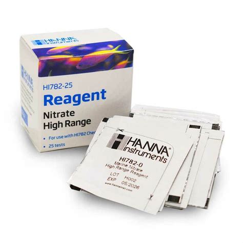 Hanna Hi Marine Nitrate High Range Checker Reagents Tests