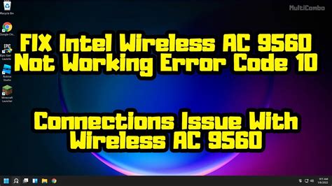 Fix Intel Wireless Ac Not Working Error Code Connections