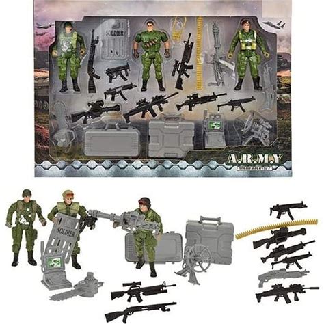 Special Forces Army Toy Soldiers Action Figures Playset With Accessories