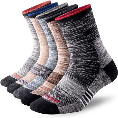 Men's Hiking Socks | FEIDEER Ankle Cushion 5-Pair Socks