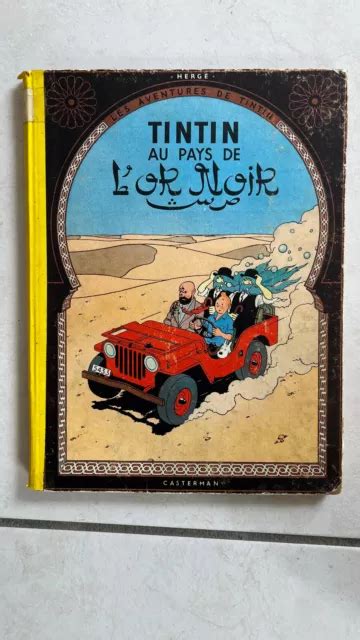 ALBUM TINTIN ANCIEN Tintin au pays de l or noir état moyen EUR 1 00