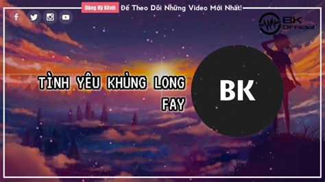 Tình Yêu Khủng Long Fay Cute Video Lyric Bk Official Youtube