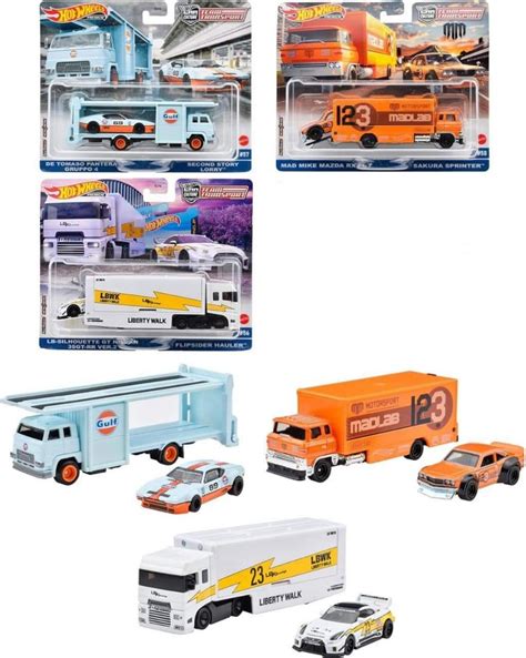 Hot Wheels Team Transport LB Silhouette Nissan R35 GTR LBWK R35 Team Transport Car Culture