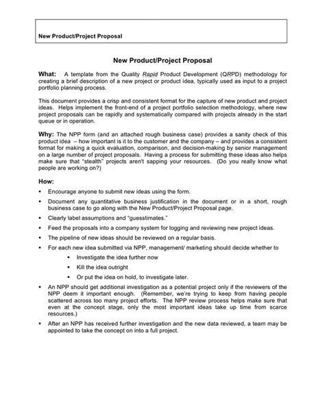 Project Proposal Template Download Free Documents For Pdf Word And Excel