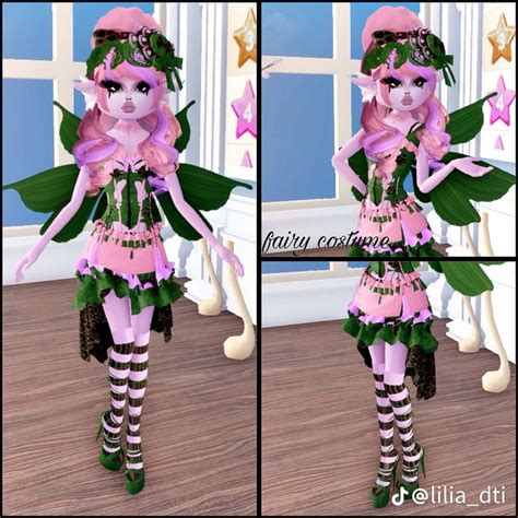 Ib Lilia Dti In Fairy Costume Game Dresses Dress To Impress