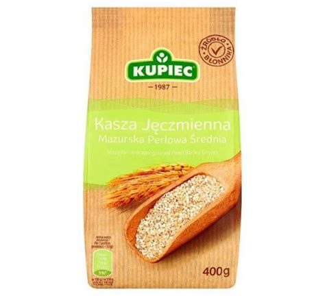 KUPIEC KASZA JĘCZMIENNA ŚREDNIA 400G