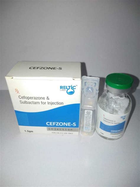 Cefzone S Cefoperazone Sulbactam Injection Packaging Size 1 5 Gm