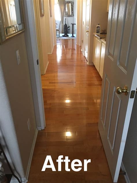 After Polishing My Hardwood Floors Using Holloway House Quick Shine