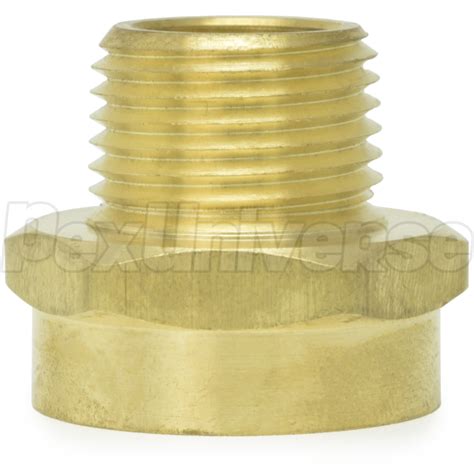 3 4 Female Garden Hose X 1 2 Mpt Adapter Brass Fitting Pexuniverse