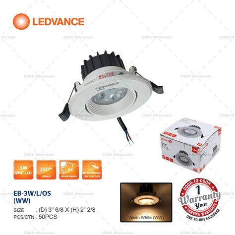 OSRAM LEDVANCE 3 3W 5W LED EYEBALL Cima Wholesale Sdn Bhd