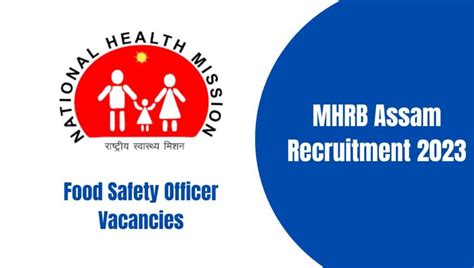 Hot Jobs Alert MHRB Assam Recruitment 2023 Offers 16 High Paying Food